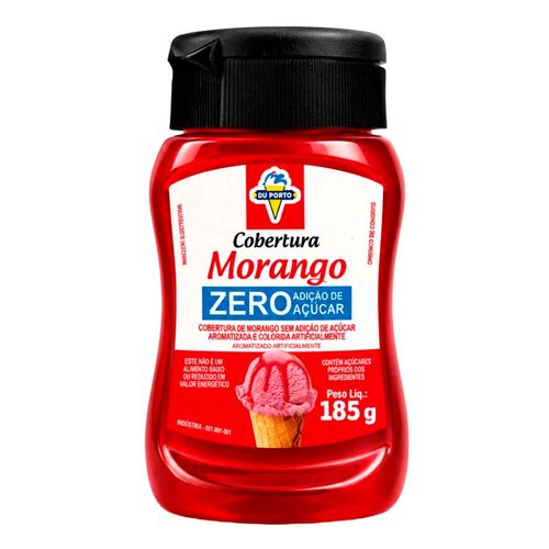 Cobertura Du Porto Zero Sabor Morango 185g-1-